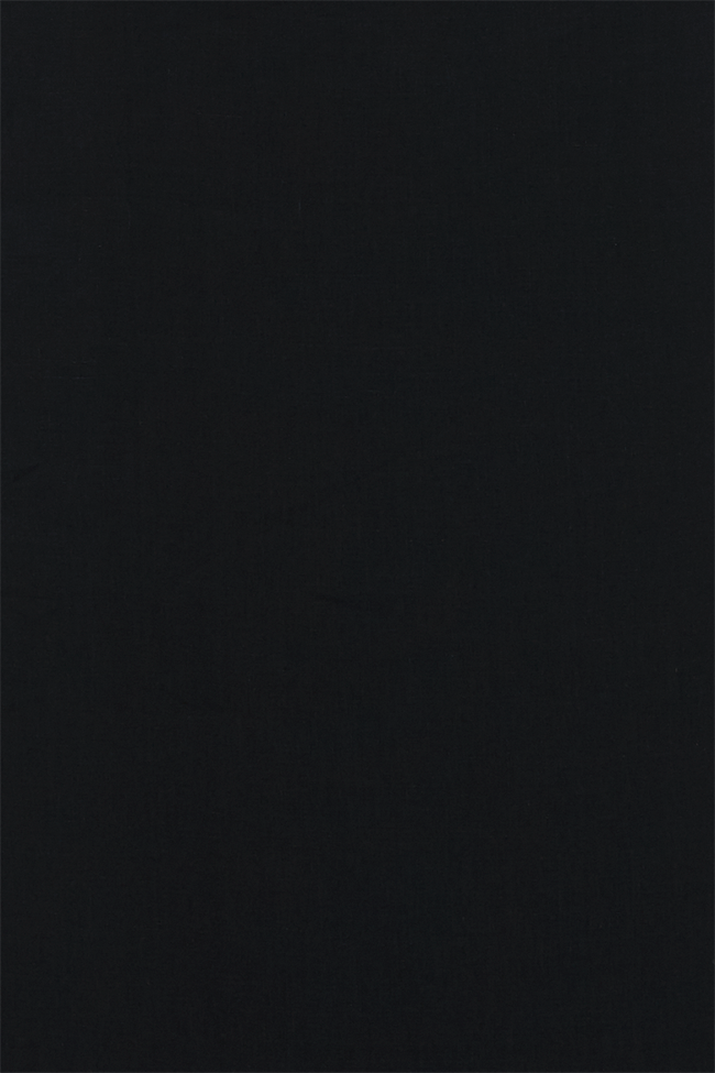 Two Layer Dress Black Linen