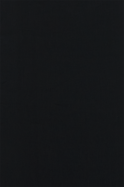 Two Layer Dress Black Linen