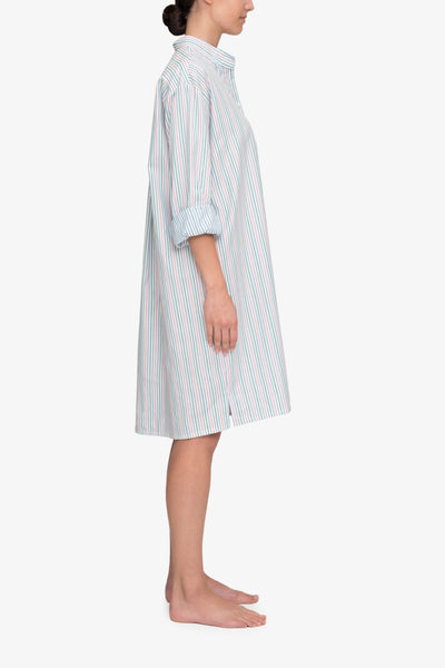 Long Sleep Shirt Garden Stripe