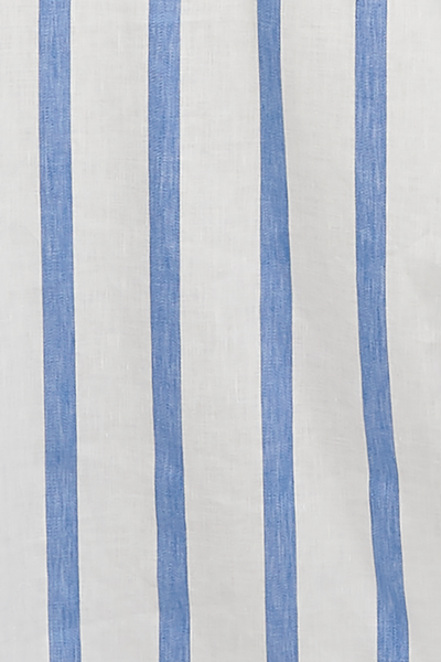 Sleeveless Nightie Giant Blue Stripe PLUS
