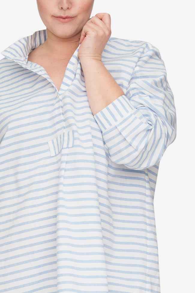 Short Sleep Shirt Harajuku Stripe PLUS
