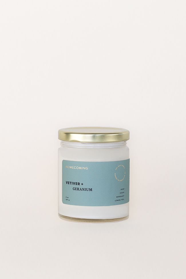 Vetiver & Geranium Candle