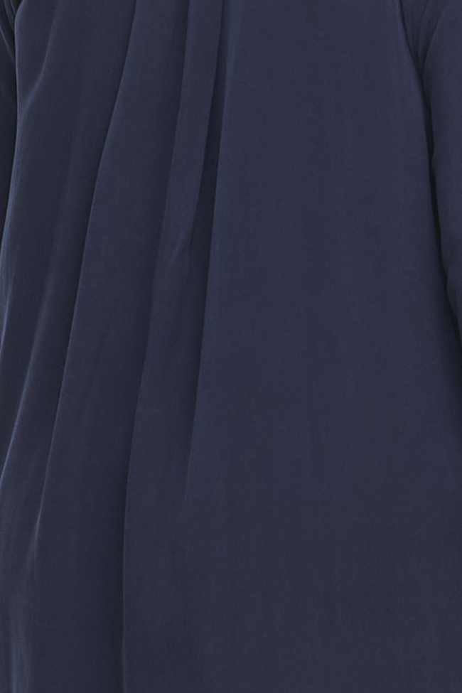 Long Sleep Shirt Indigo Tencel