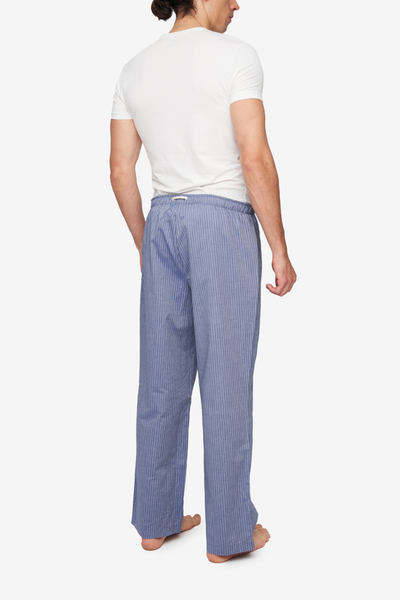 Men's Lounge Pant Indigo Tonal Stripe