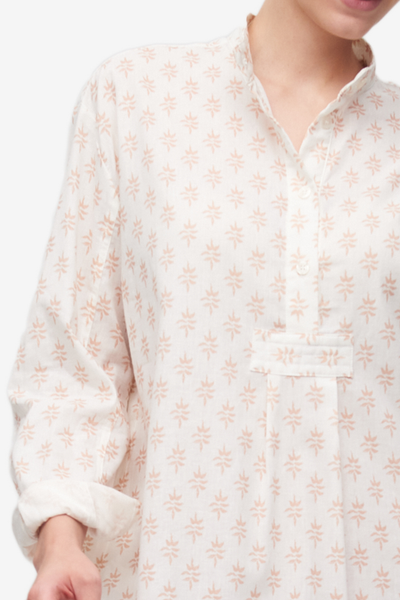 Long Sleep Shirt Laurel Leaf Blush