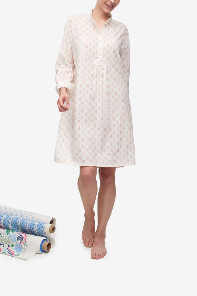 Long Sleep Shirt Laurel Leaf Blush