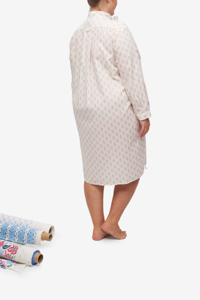 Long Sleep Shirt Laurel Leaf Blush PLUS
