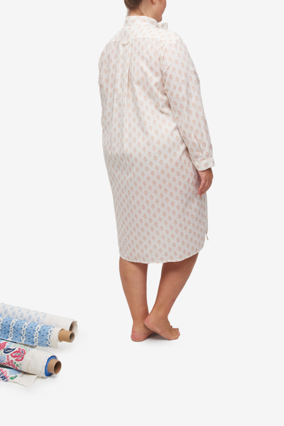 Long Sleep Shirt Laurel Leaf Blush PLUS