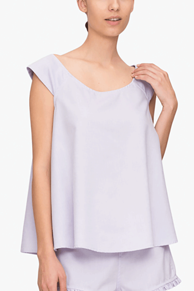 Set - Swing Top and Lounge Pant Lilac Royal Oxford