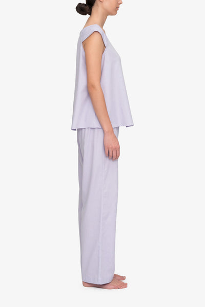 Set - Swing Top and Lounge Pant Lilac Royal Oxford