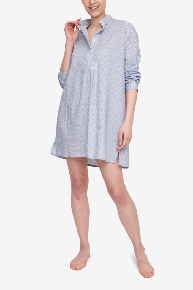 Short Sleep Shirt Mosaic Print