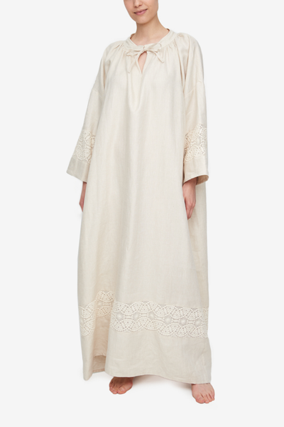 Delphine Dress Natural Weighted Linen