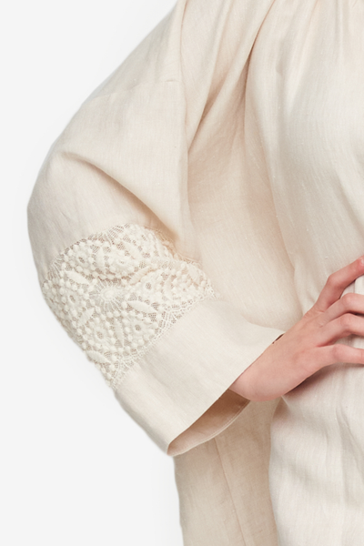 Severine Dress Natural Weighted Linen