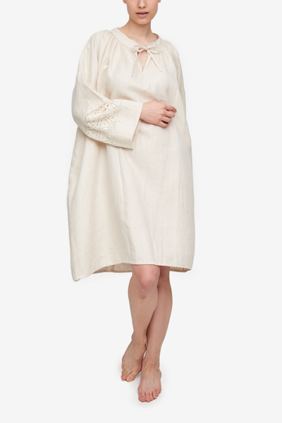 Severine Dress Natural Weighted Linen