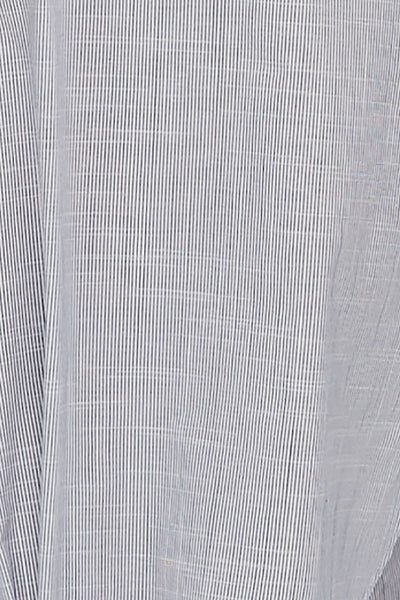 Short Sleep Shirt Navy Pinstripe