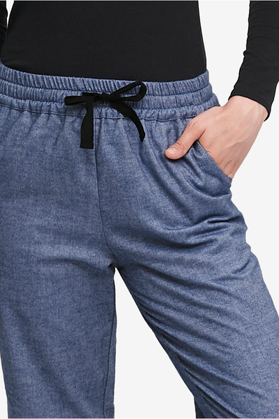 Slash Pocket Pant Navy Twill Flannel