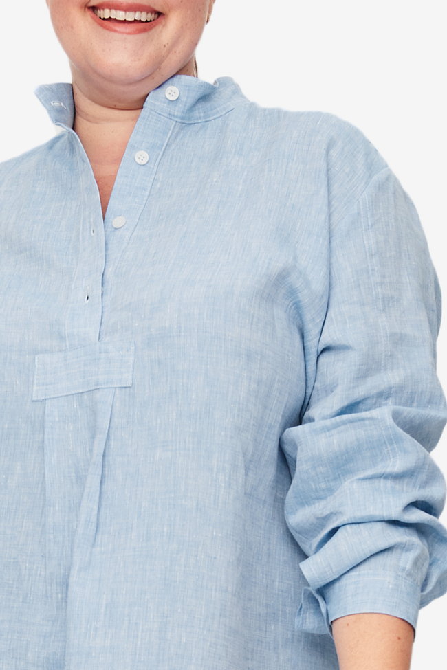 Short Sleep Shirt Ocean Linen PLUS