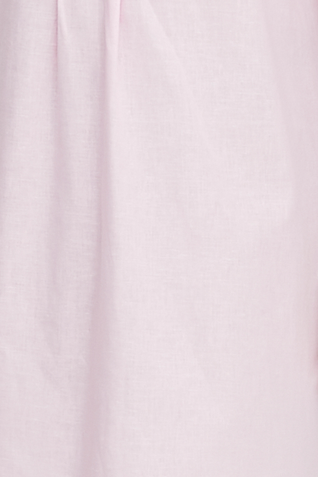 Sleeveless Nightie Pink Linen Blend