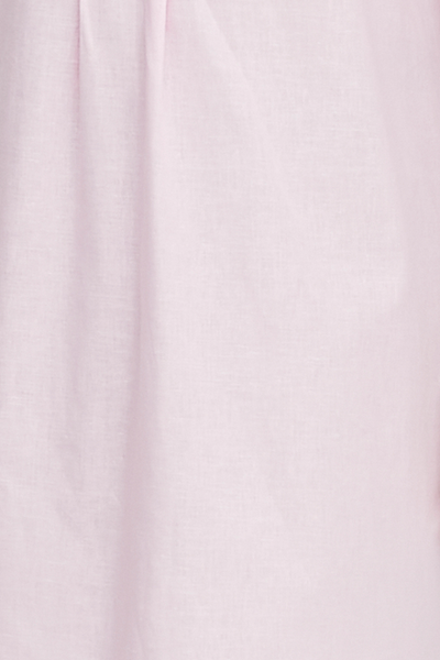 Sleeveless Nightie Pink Linen Blend