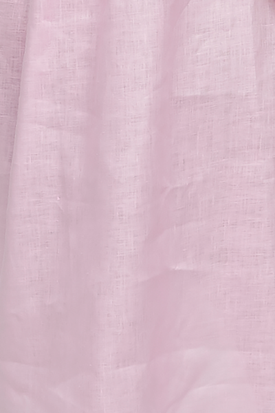 Full Length Sleep Shirt Pale Pink Linen