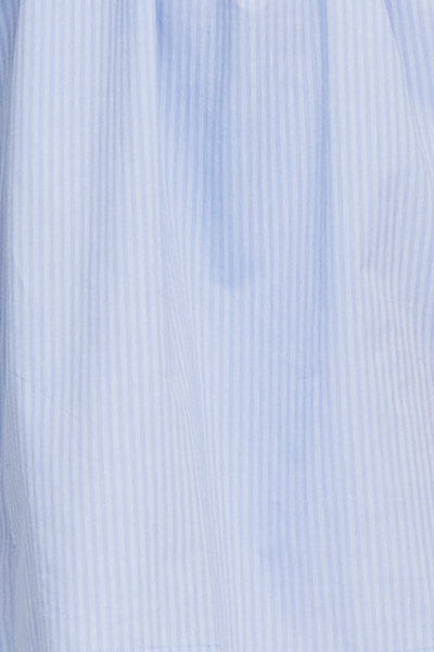 Long Sleep Shirt Periwinkle Tonal Stripe PLUS