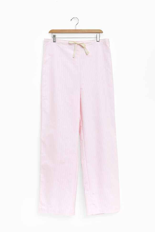 Lounge Pant Pink Oxford Stripe