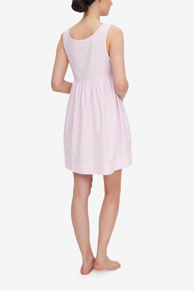 Pocket Nightie Pink Royal Oxford