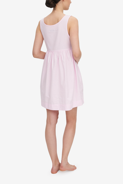 Pocket Nightie Pink Royal Oxford
