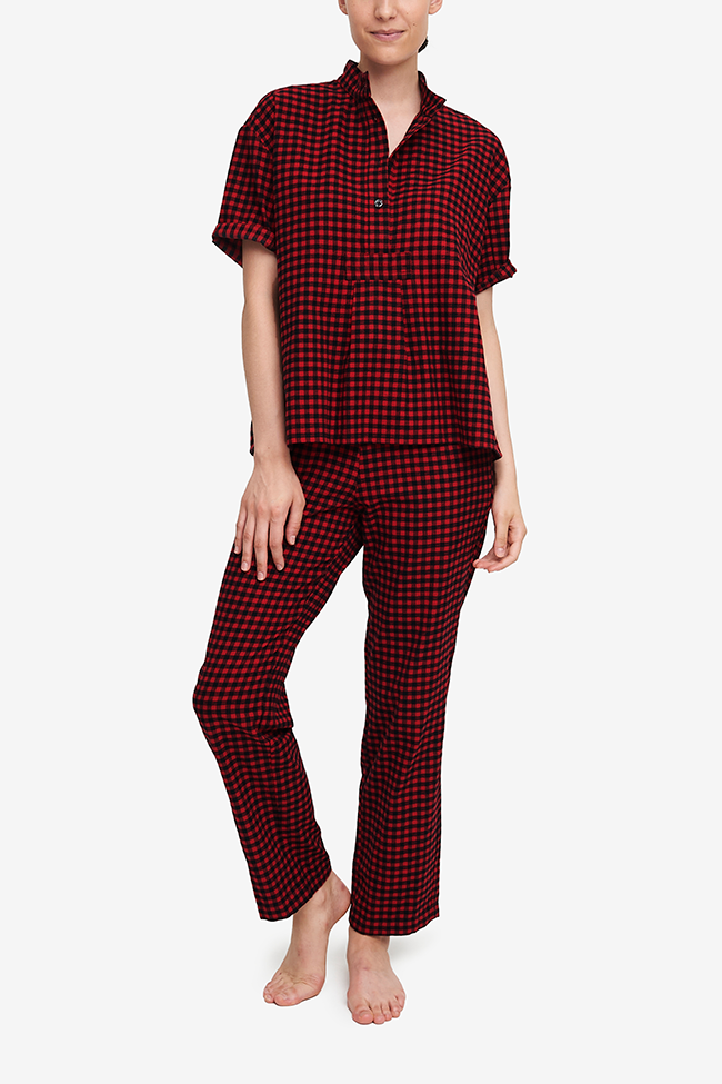 Slash Pocket Pant Red Buffalo Check
