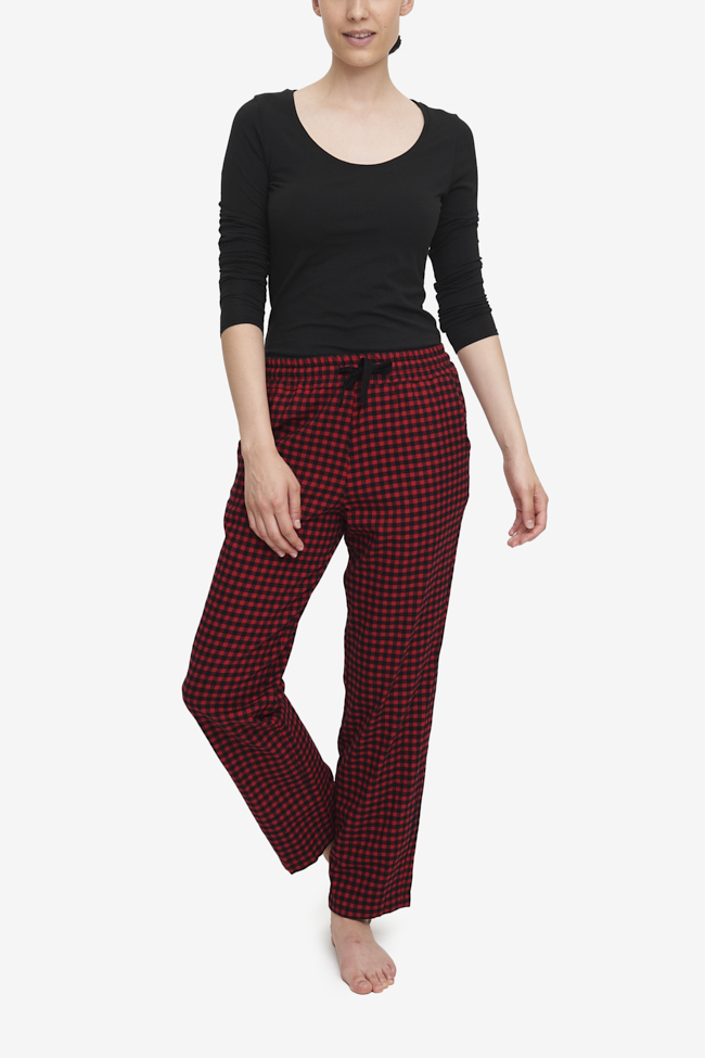 Slash Pocket Pant Red Buffalo Check