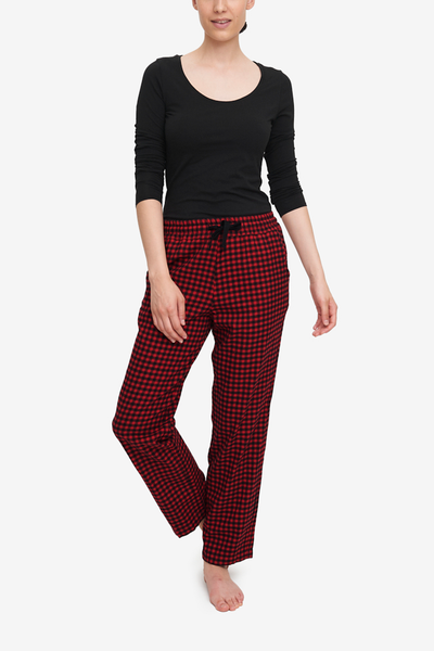 Slash Pocket Pant Red Buffalo Check