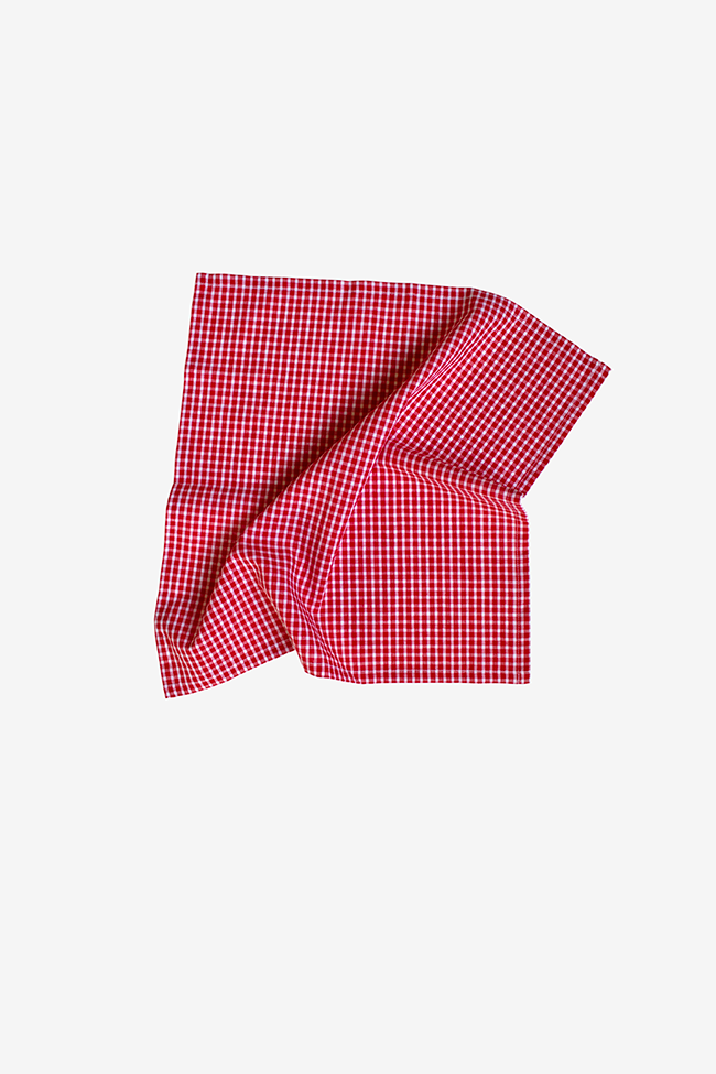 Large Red Picnic Check Napkins - Set of 4 | The Sleep Shirt