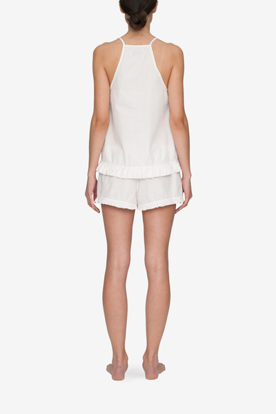 Ruffle Short Red Dot