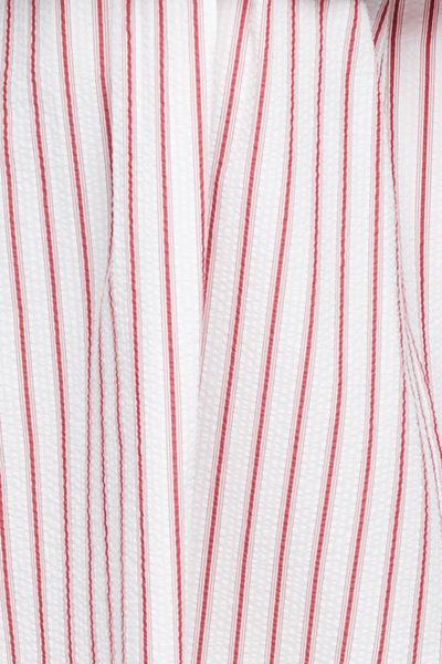 Lounge Pant Red Seersucker Stripe