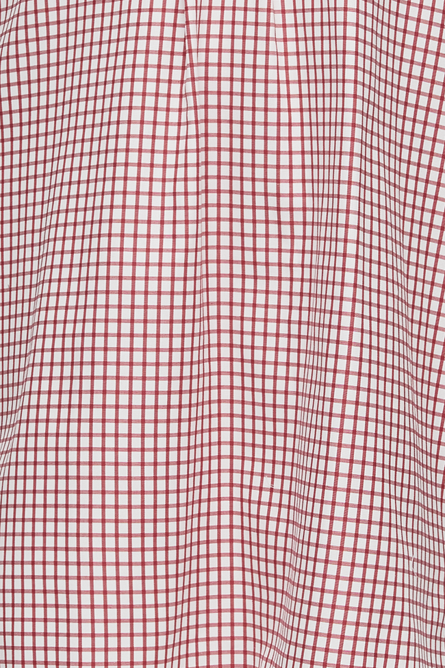 Sleeveless Nightie Red Shepherd Check PLUS