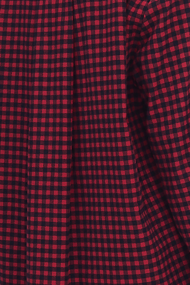 Unisex Robe Red Buffalo Check