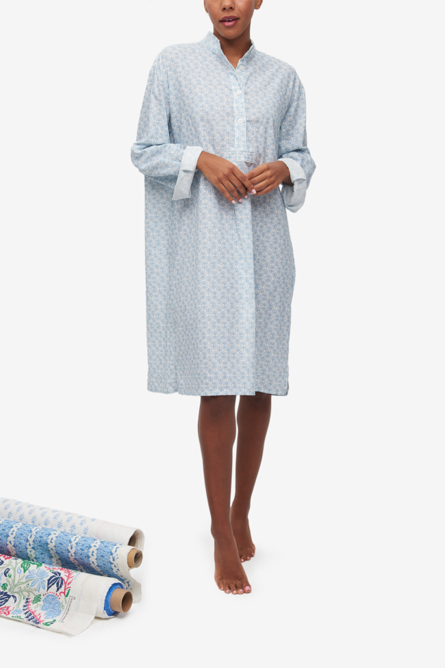 Long Sleep Shirt Roman Fig Iceberg