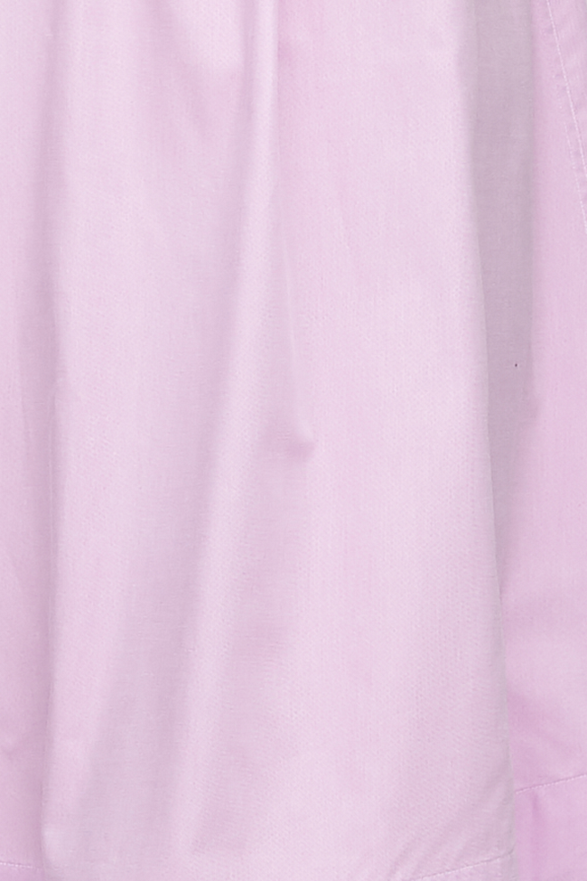 Button Down Sleep Shirt Rose Royal Oxford