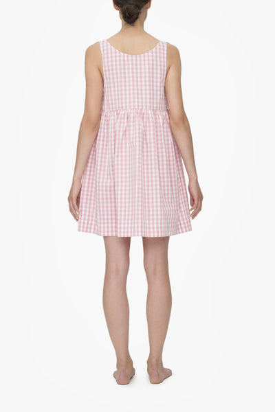 Pocket Nightie Rosy Gingham