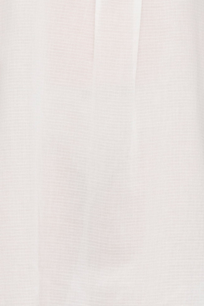 Short Sleep Shirt Sheer Pencil Stripe