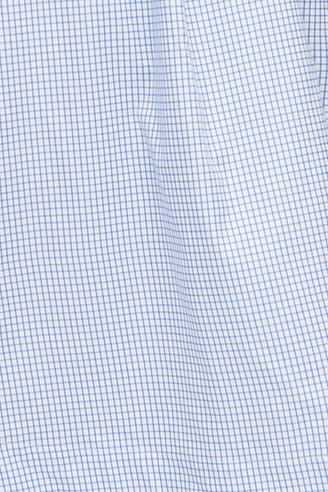 Sleeveless Nightie Small Periwinkle Check PLUS