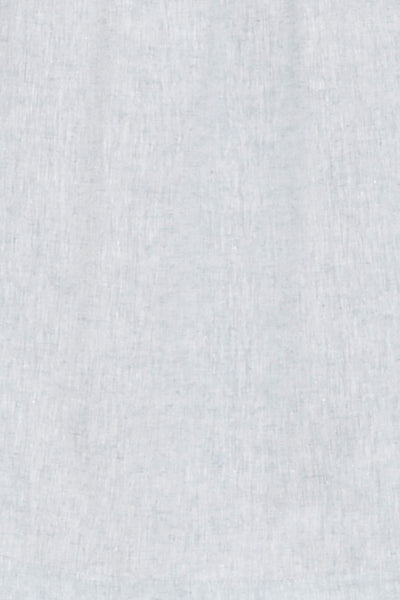 Full Length Sleep Shirt Smoke Linen Blend