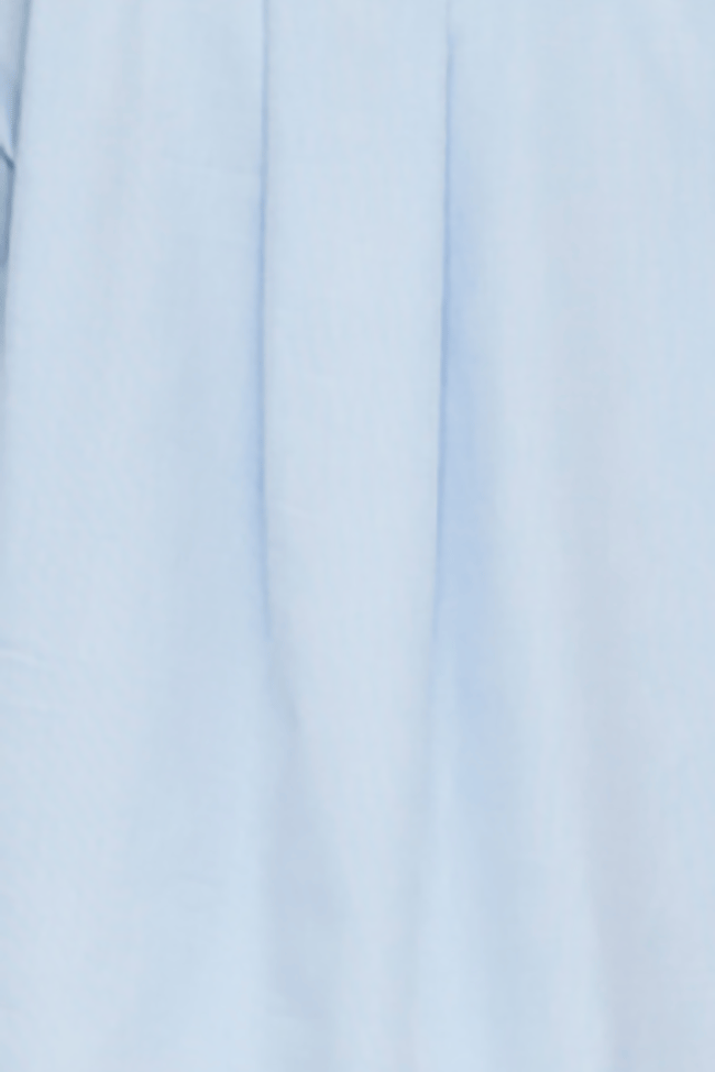 Long Sleep Shirt Soft Blue Stripe PLUS