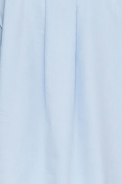 Long Sleep Shirt Soft Blue Stripe PLUS