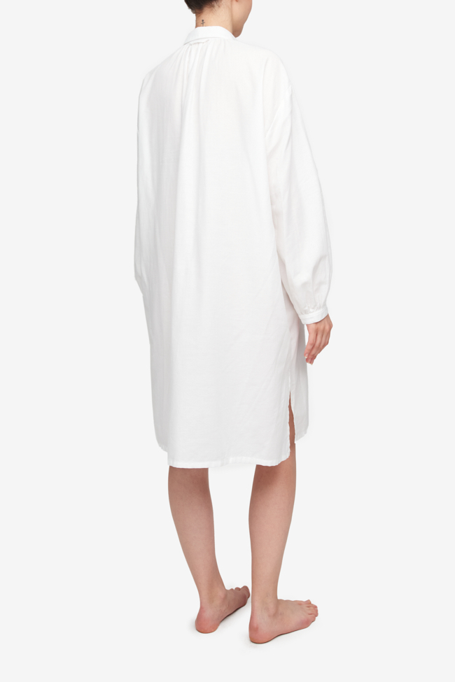 Martine Nightshirt Soft White Cotton