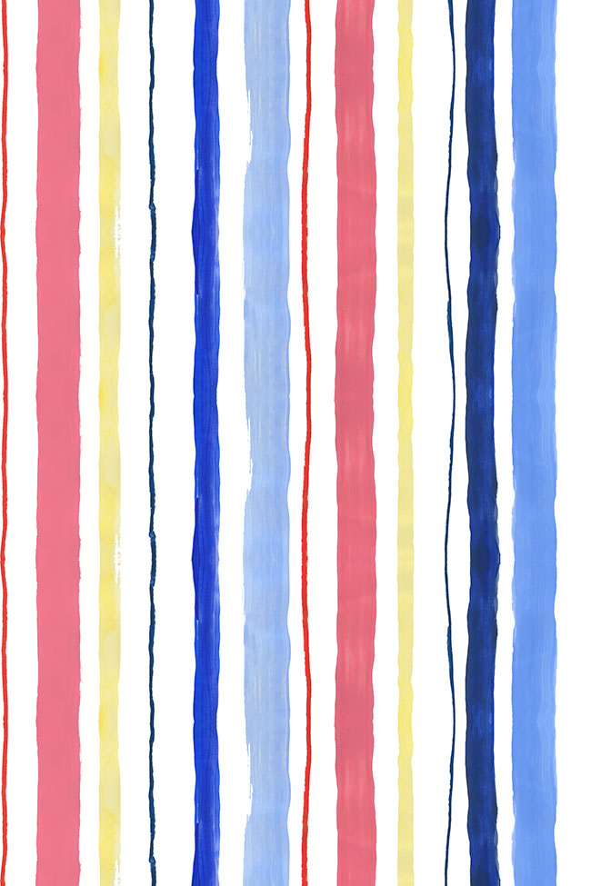 Oversized Kaftan Midsummer Stripe - EUROPE