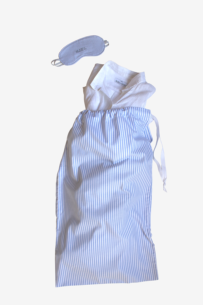 Striped Laundry Bag