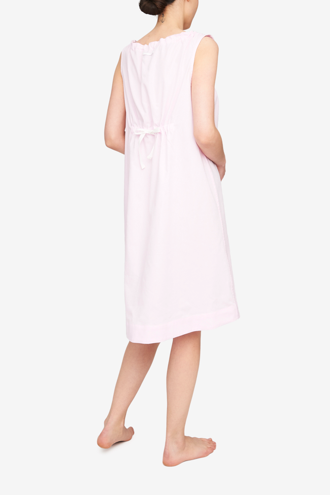 Sleeveless Nightie Pink Royal Oxford