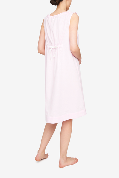 Sleeveless Nightie Pink Royal Oxford