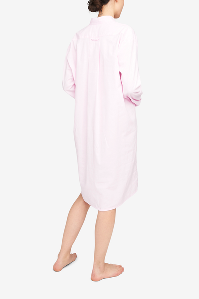 Long Sleep Shirt Pink Royal Oxford